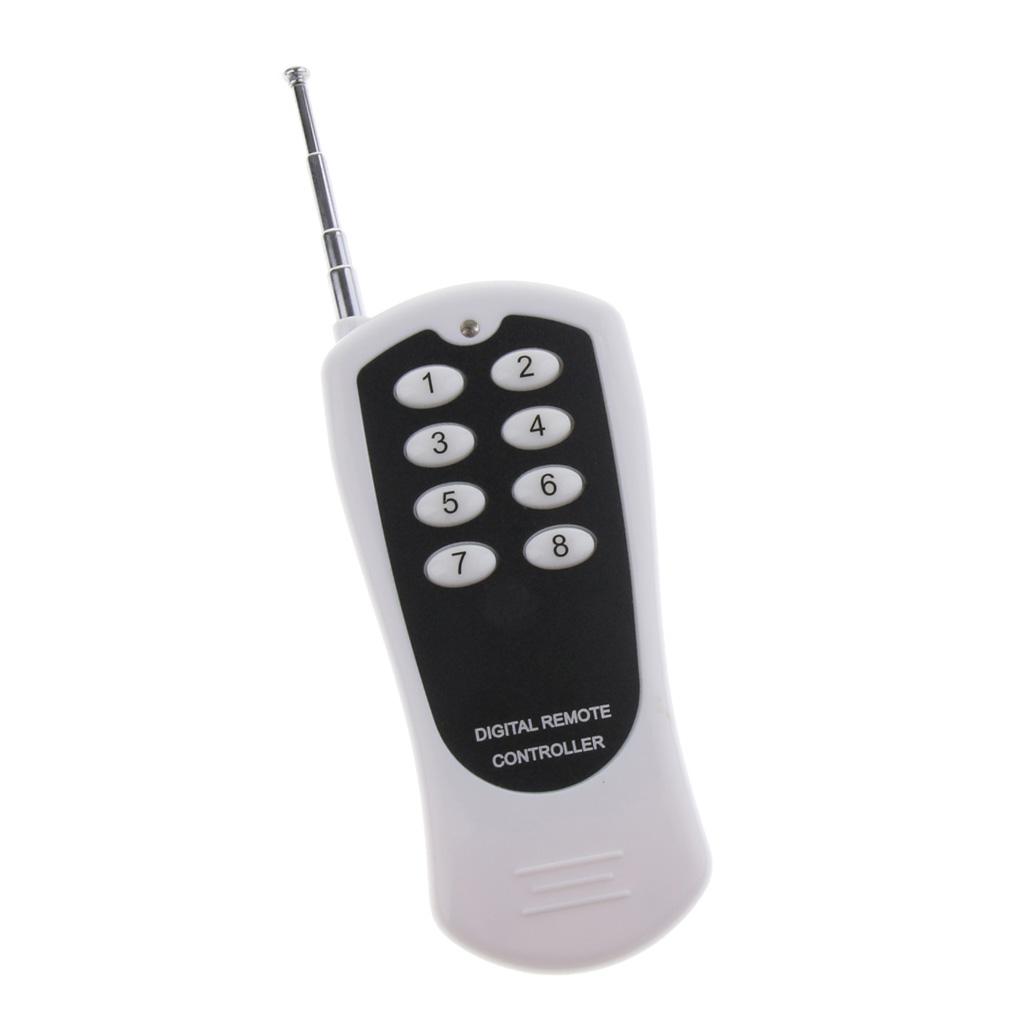 2pcs DC12V 1000m Long Range 8-Channel Wireless Remote Controller Transmitter