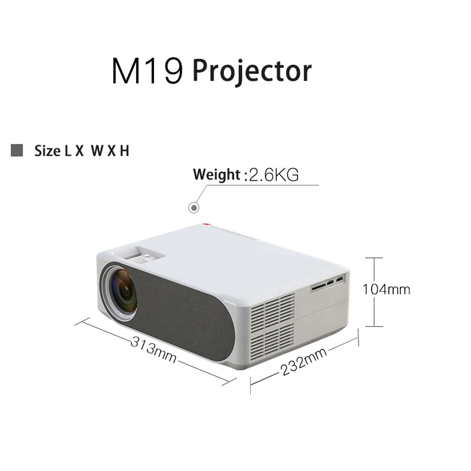 Máy chiếu M19 -Full HD 1080p - Trải nghiệm rạp chiếu phim chuyên nghiệp