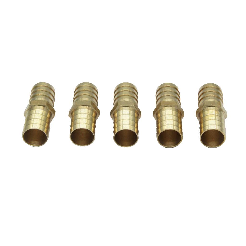 10Pcs BRASS AIR FITTING MALE COUPLER HOSE FITTINGS COMPRESSOR CONNECTOR 6MM