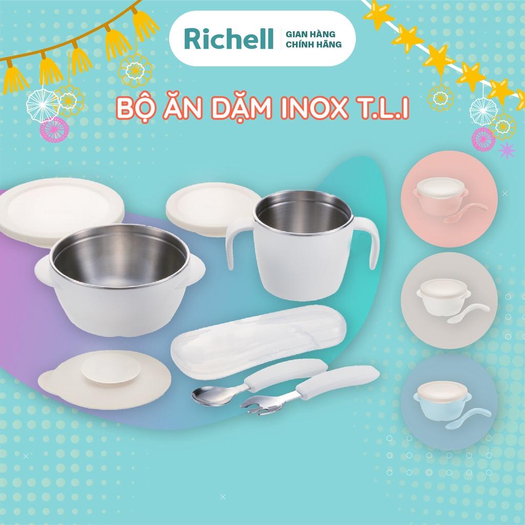 Bộ ăn dặm inox TLI Richell Nhật Bản | Baby