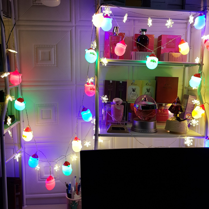 Đèn Led trang trí giáng sinh Noel xài Pin tiểu dài 3m - DN011