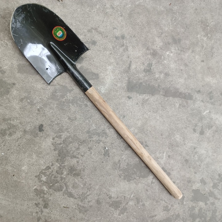 Xẻng công binh dã ngoại, đi câu ,làm vườn cán gỗ dài 65 cm siêu cứng