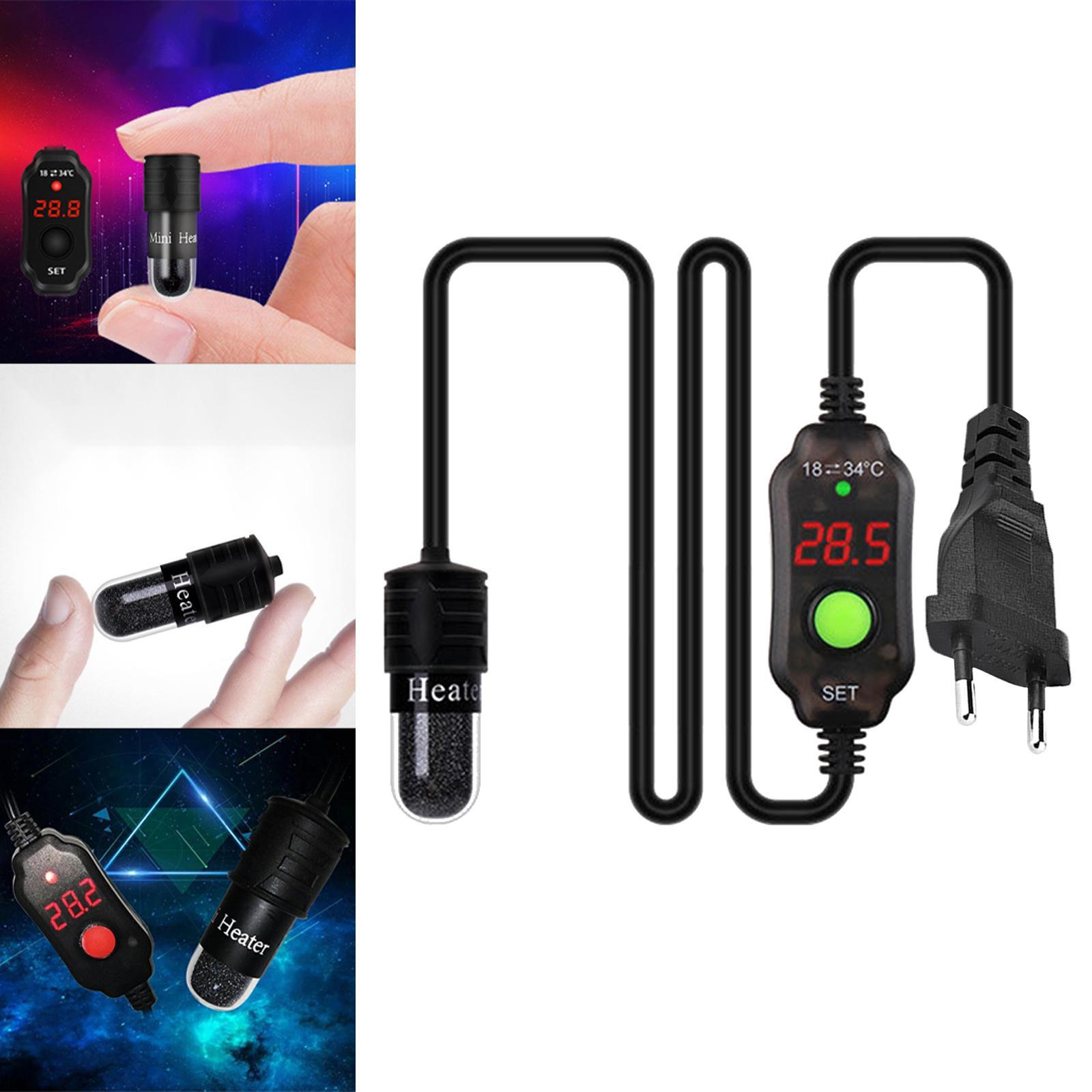 Aquarium Fish Tank Heater Heat Rod Submersible Thermostat for Turtle