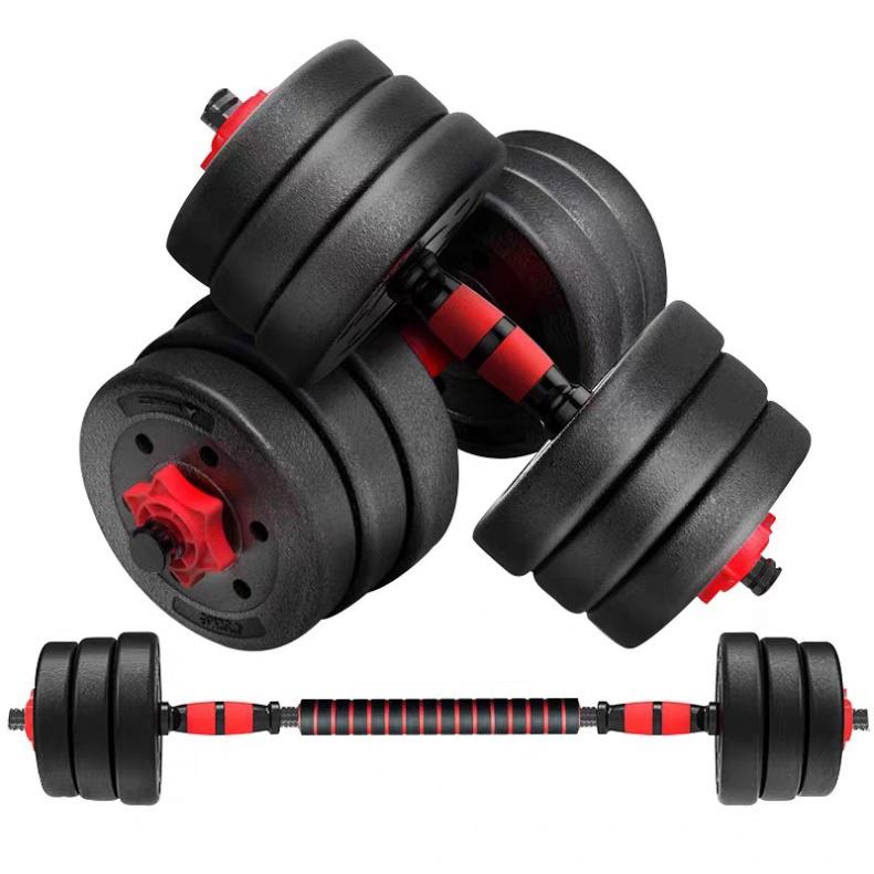 Tạ tay 40KG 2 in 1 kết hợp tạ đẩy(tạ đòn) tạ nam nữ tập gym thon tay,dụng cụ tập gym đa năng