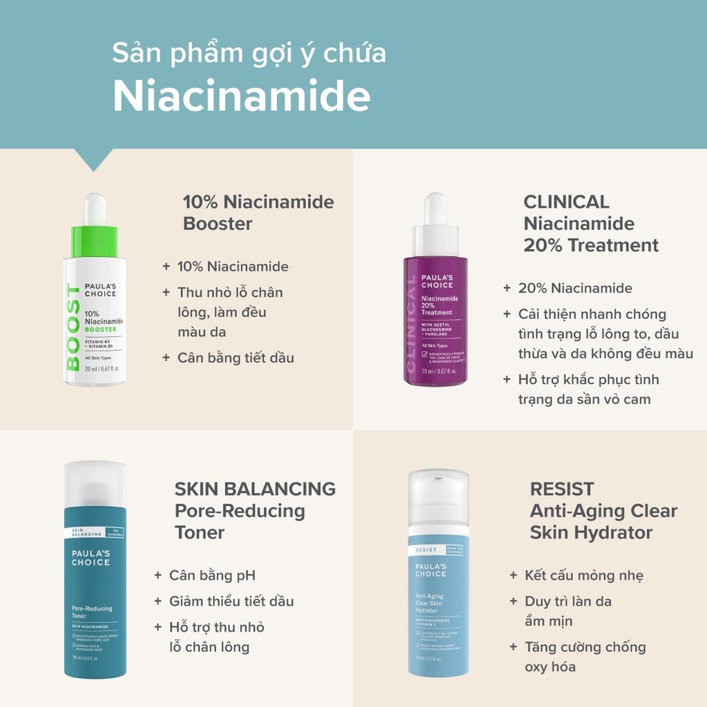 Tinh Chất Thu Nhỏ Lỗ Chân Lông Paula's Choice 10% Niacinamide Booster 20ml (Mã 7980)