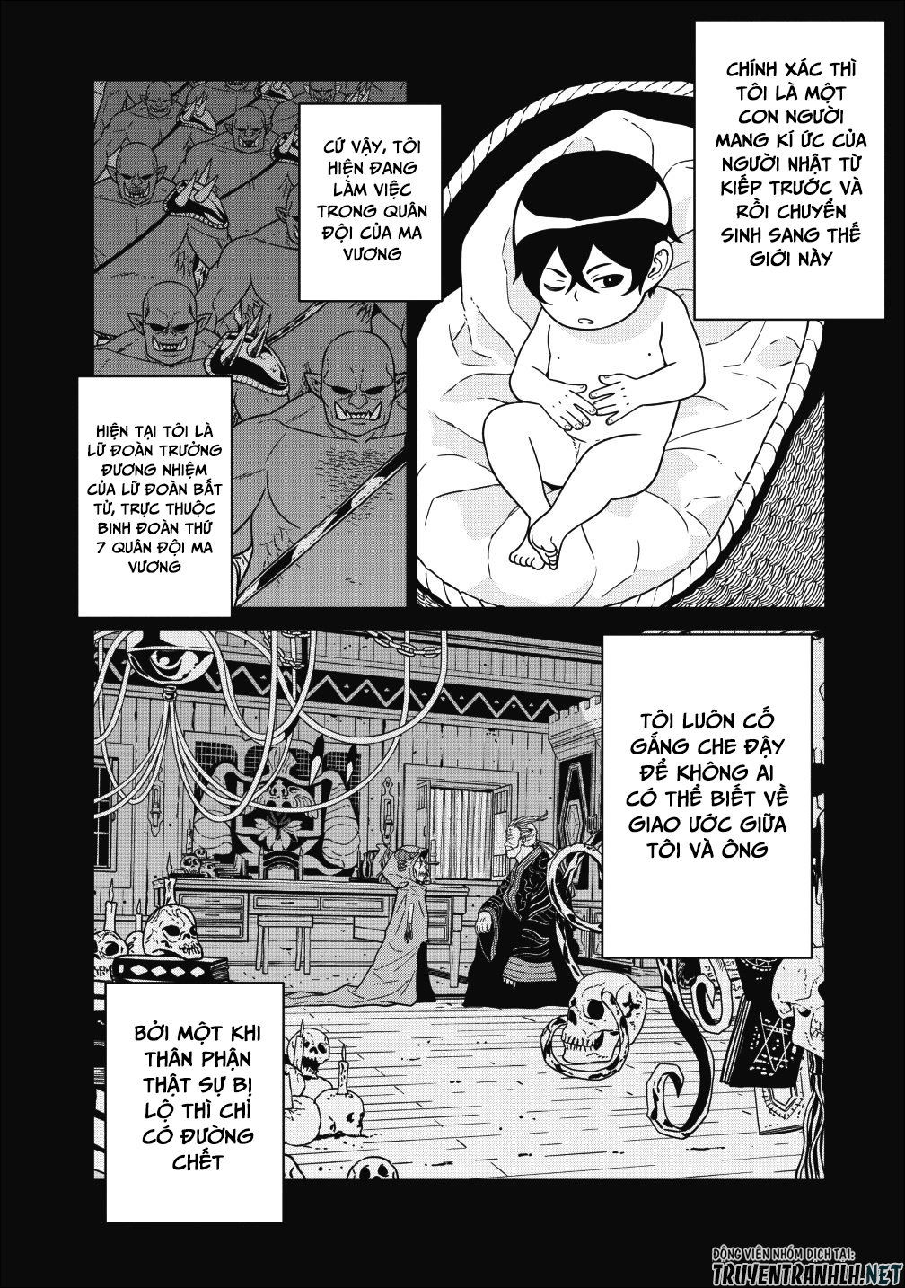 pháp sư mạnh nhất quân đội ma vương hoá ra là con người chapter 1 15