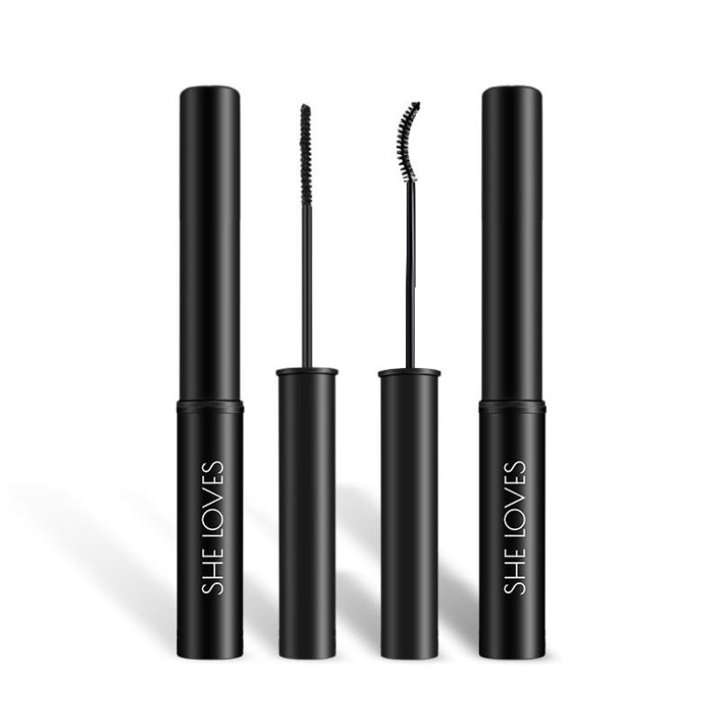 Mascara dài mi She Loves Lengthening chống nước sợi lụa 3D màu đen chuốt mi 6ml