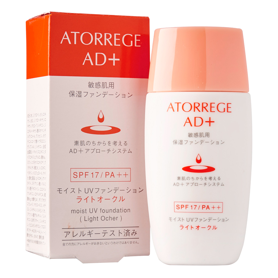 Phấn Nền Atorrege Ad+ Moist Uv Foundation Spf17 Pa++ (30ml)