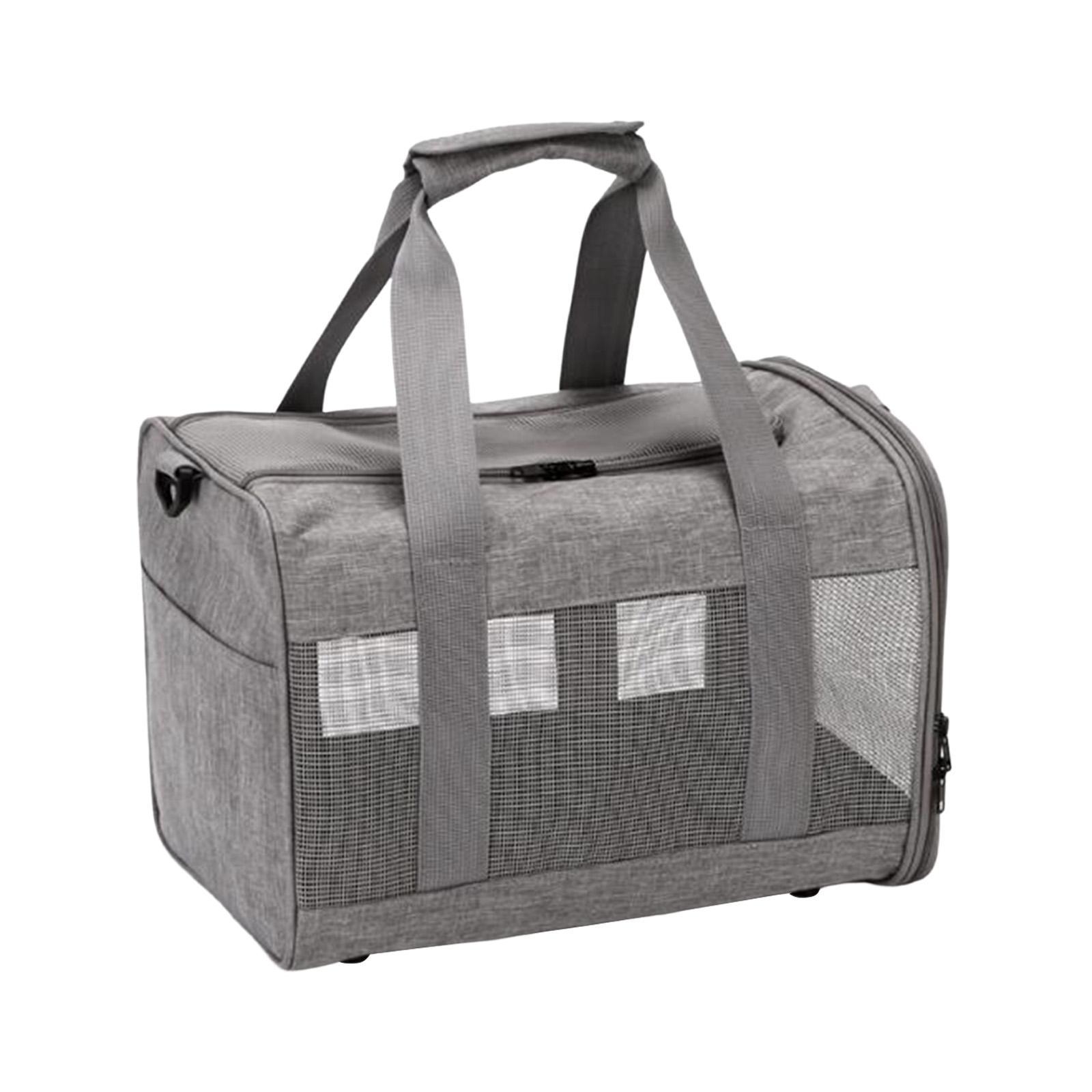 Soft Sided Pet Carrier Cat Carrier Bag Shoulder Bag Ventilated Foldable Carry Bag for Small Dogs for Small Animals Small Medium Cats
