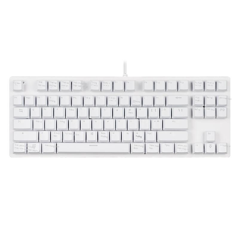 Đặc Biệt Tặng Vẹt Mới Xanh Trục Chống Bụi Cạnh Tranh 26 Phím Không Bấm 87 Phím Kinh Doanh Bàn Phím Trò Chơi Cặp Đôi bàn Phím Cơ Thật