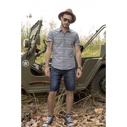Áo sơ mi nam dạo phố tay ngắn , thời thượng, lịch lãm, chỉn chu John Henry - Special Offer - WS19SS07C-SC
