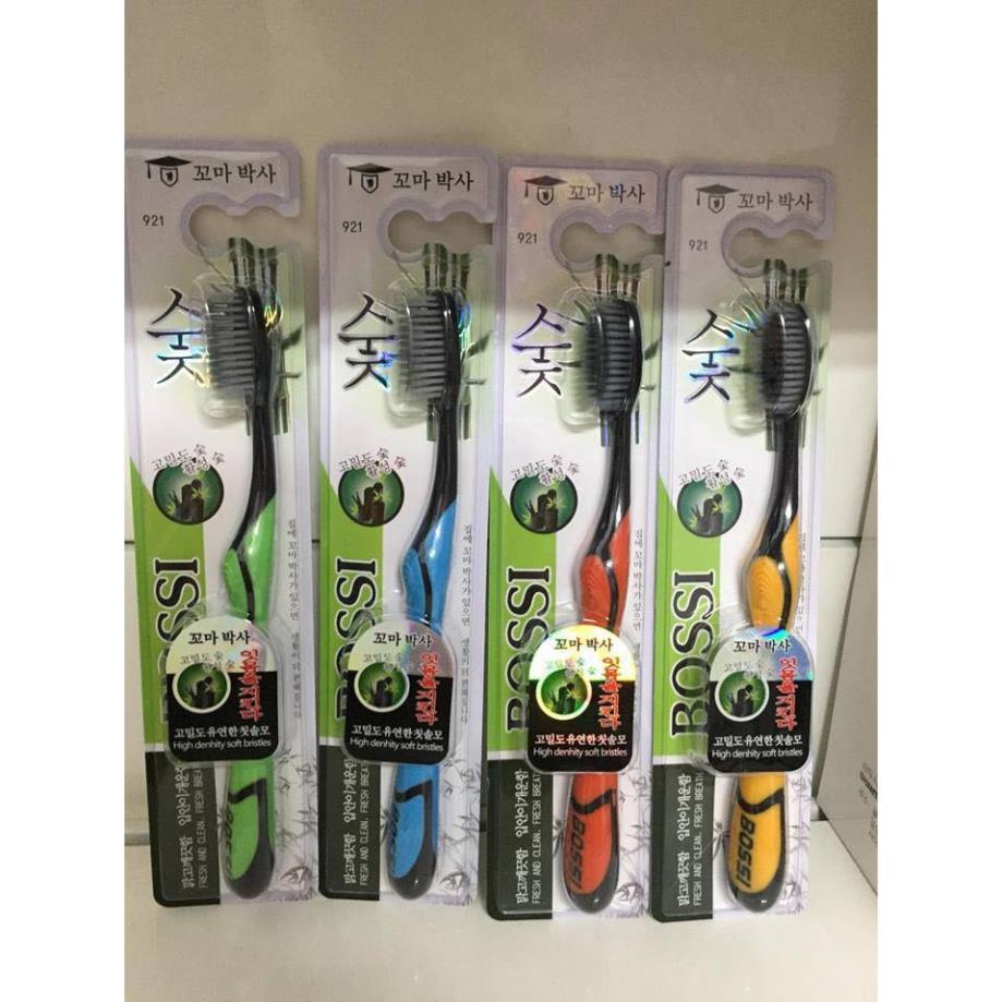 Combo 5 bàn chải đánh răng than tre Hàn Quốc