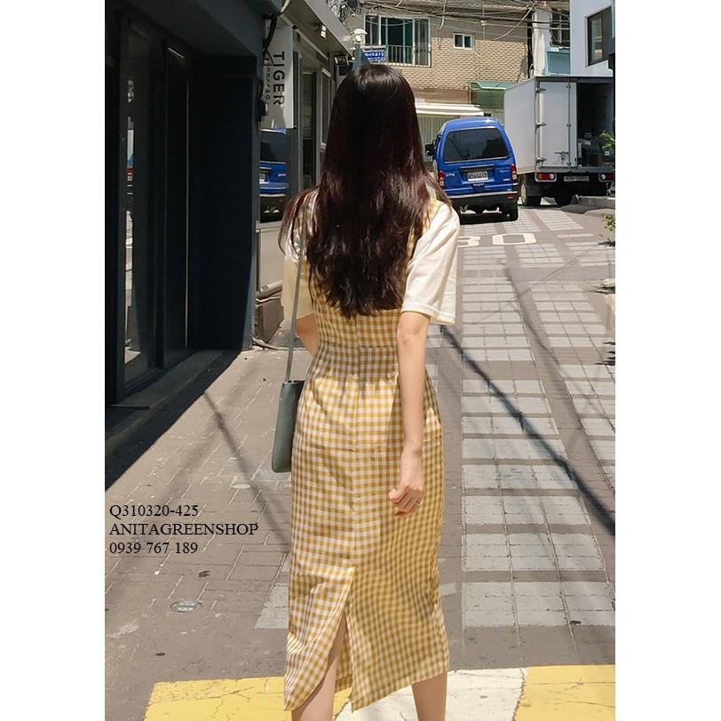 Q310320 ĐẦM MAXI NỮ CỔ VUÔNG