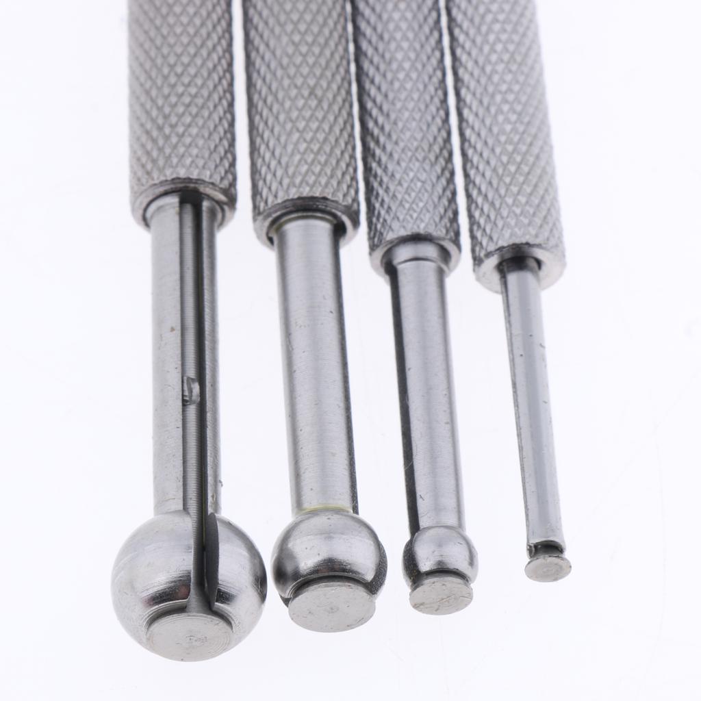 Phép Lạ Chiếu 4 Độ Chính Xác Kính Thiên Văn Nhỏ Lỗ Khoan Đồng Hồ Đo Set Full Bộ Bóng Loại 1/8 "-1/2"