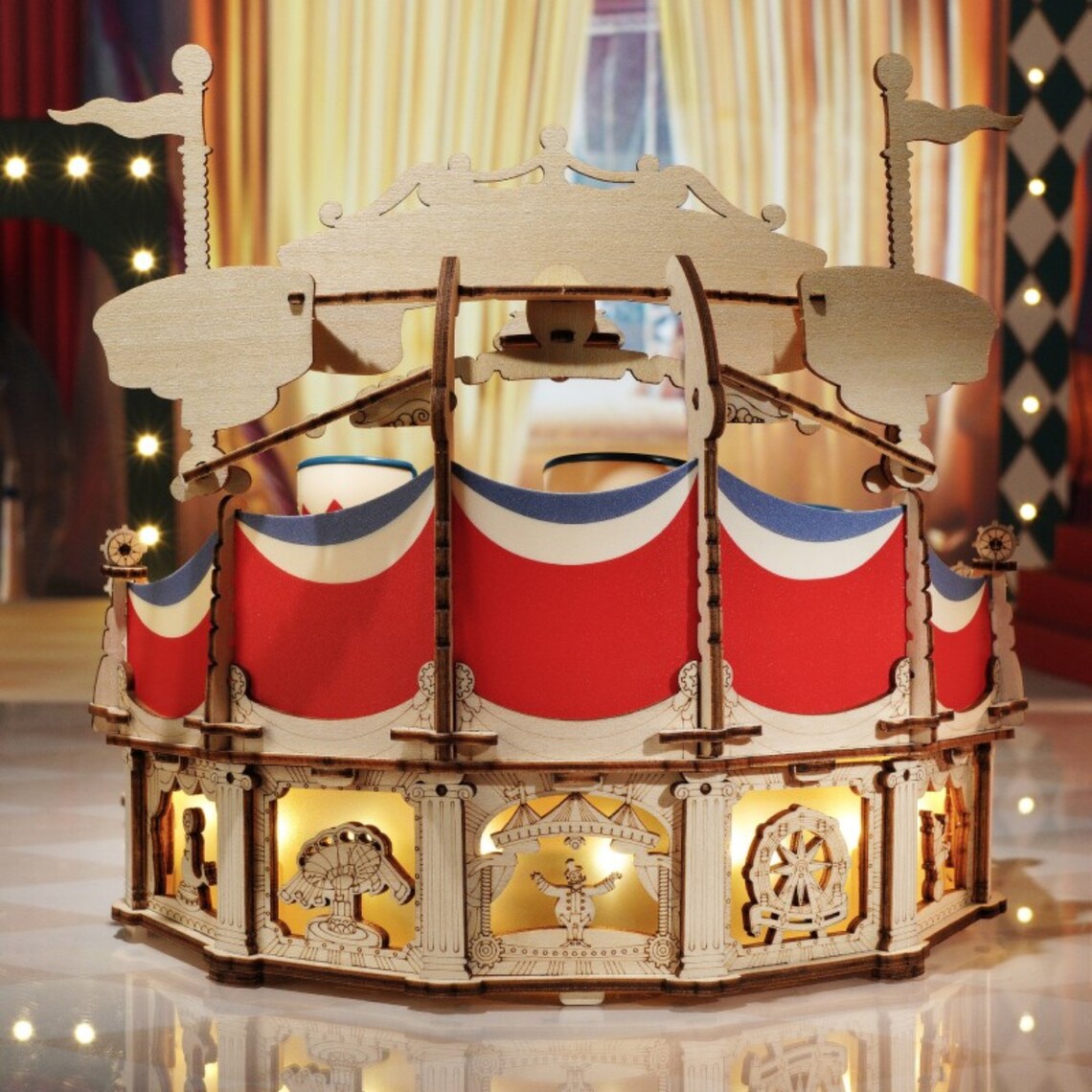 [BẢN QUỐC TẾ TIẾNG ANH] Mô hình Cơ động học Bàn Trà Tilt-A-Whirl EA04