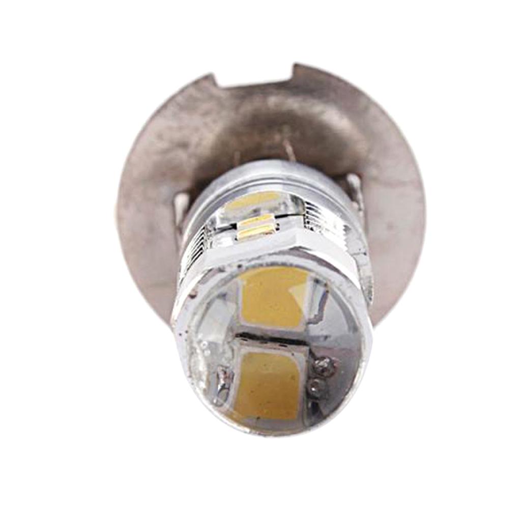 2 CHIẾC H3 2323 10SMD 12 V-24 V 6500 K ĐÈN LED Xe Hơi Ô Tô Tín Hiệu Ngược Đèn Bóng Trắng