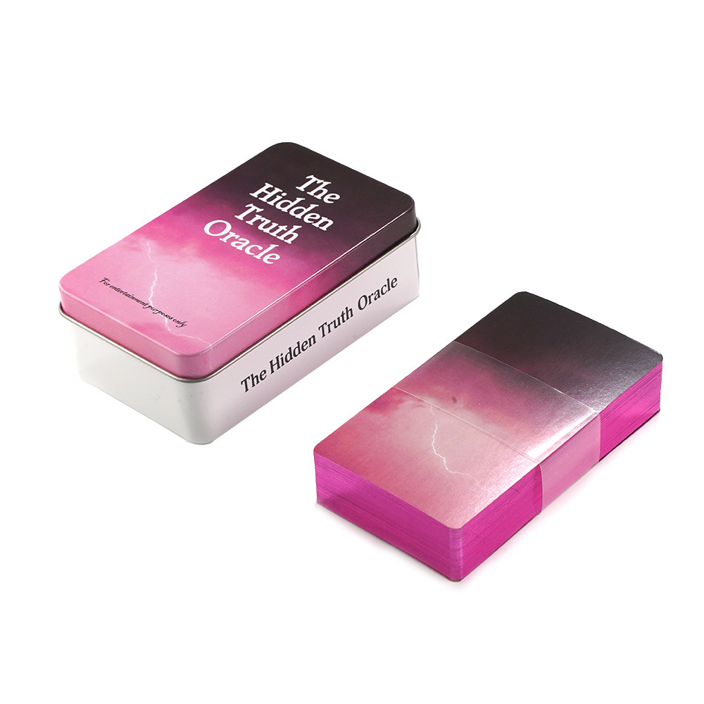 Bộ Bài The Hidden Truth Oracle Hộp Thiếc Mạ Cạnh 78 Lá Tặng File Tiếng Anh Và Đá Thanh Tẩy