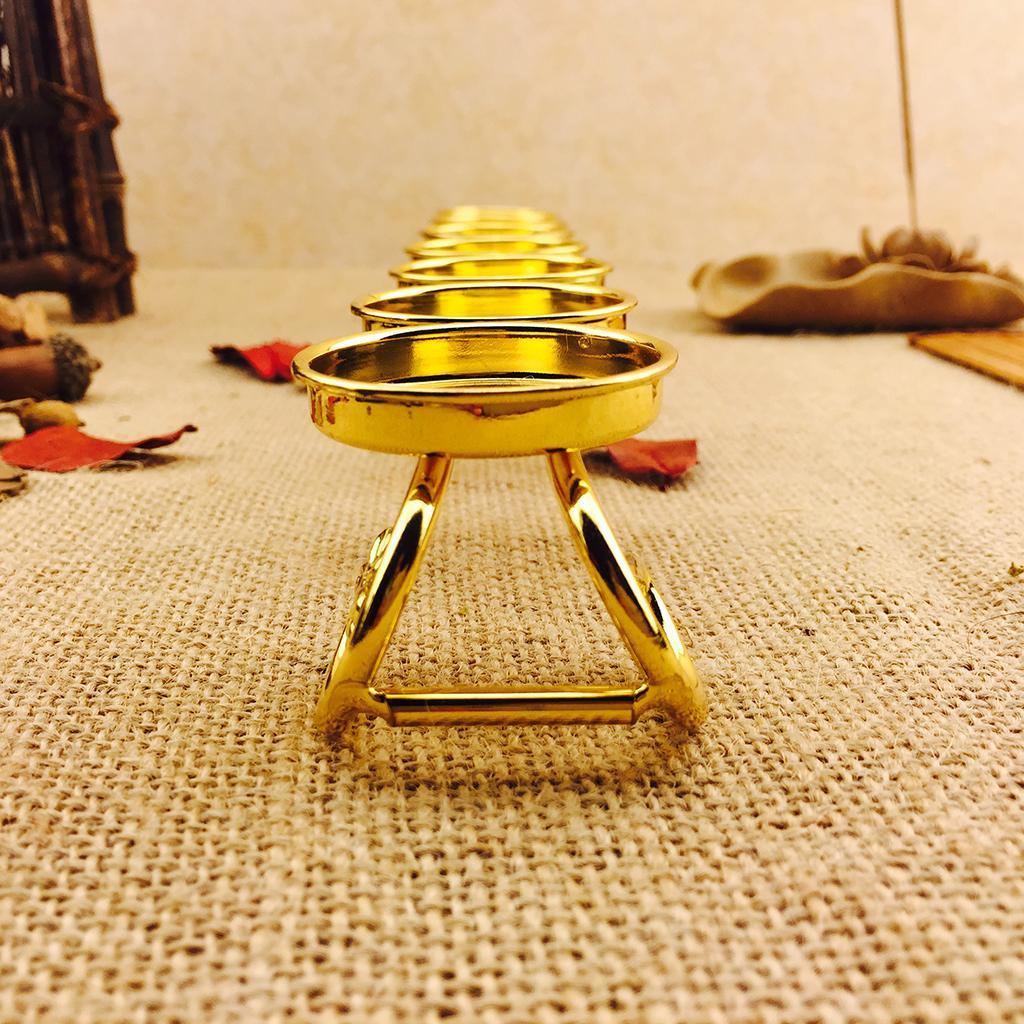 Classic Butter Lamp Holder 7 Tealight Candle Ghee Lamp Holders Decoration