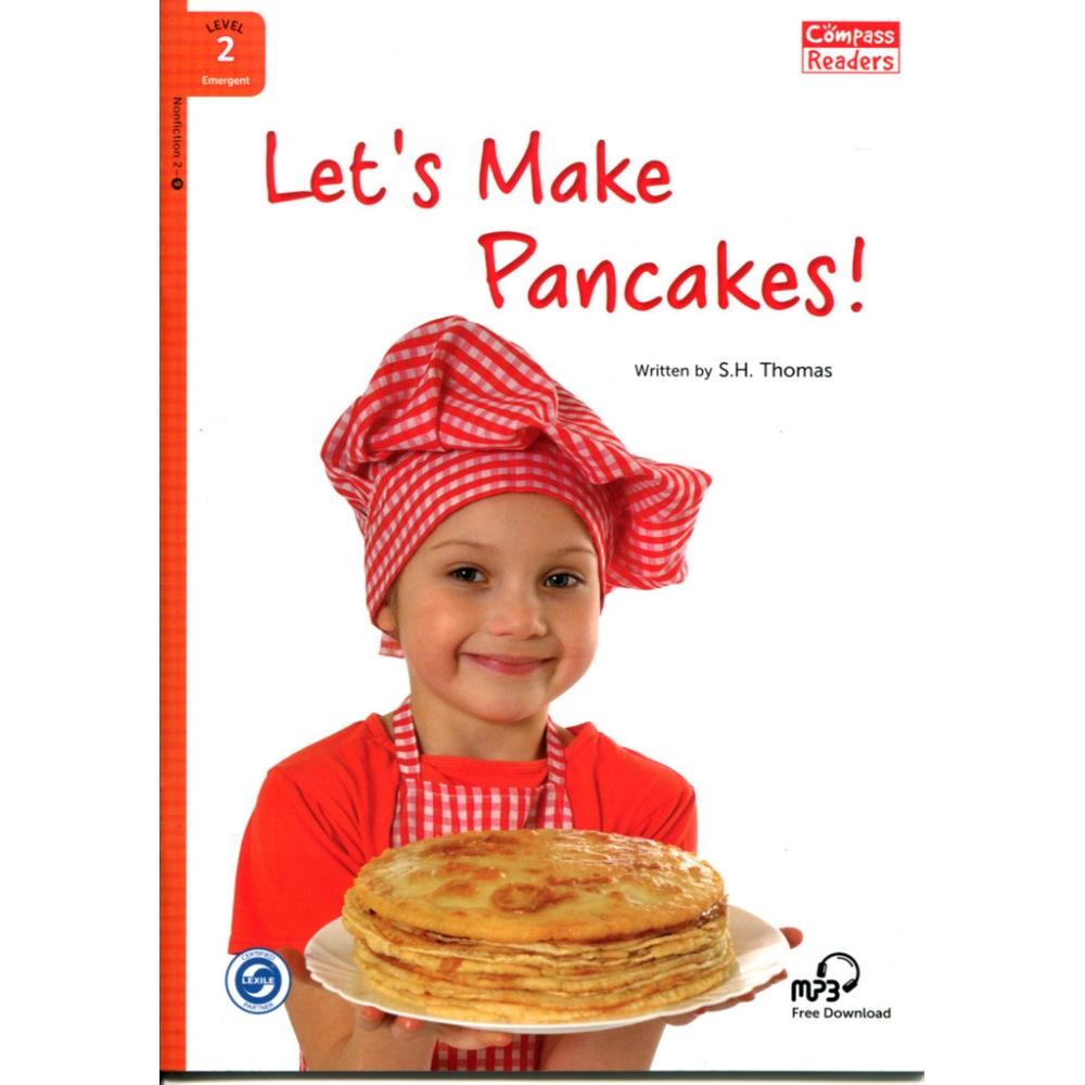 [Compass Reading Level 2-9] Let's Make Pancakes! - Leveled Reader with Downloadable Audio