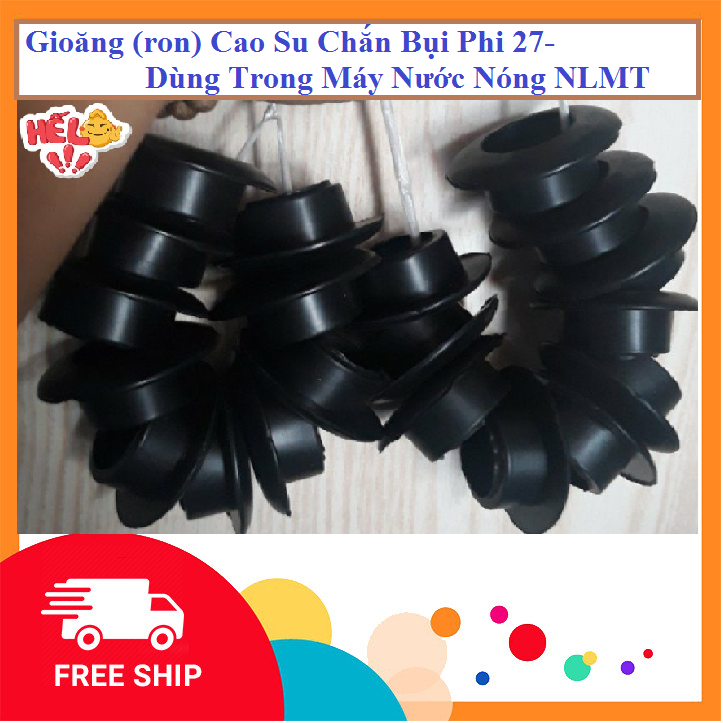 Gioăng (ron) Cao Su Chắn Bụi, Phi 27- Dùng Trong Máy Nước Nóng Năng Lượng Mặt Trời