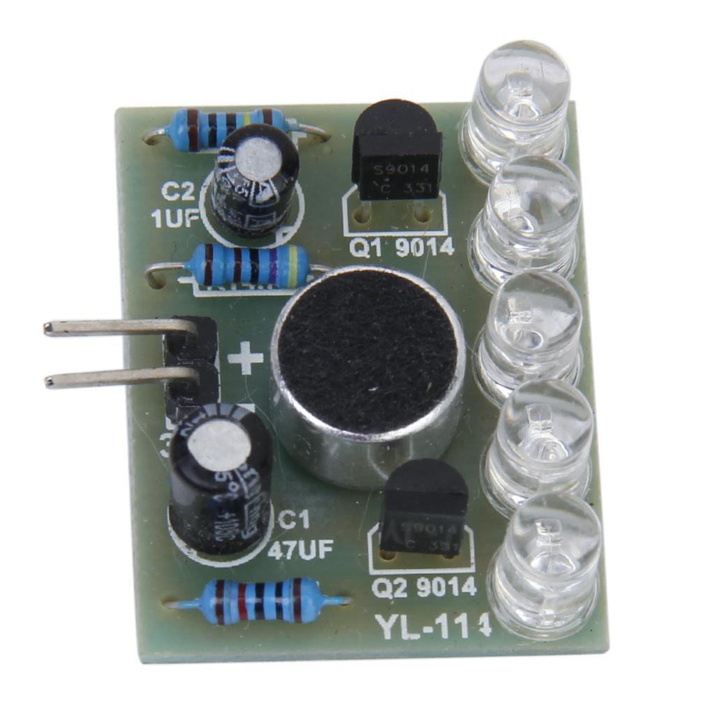4-7pack Sound Control LED Melody Lamp Module Electronic Production DIY