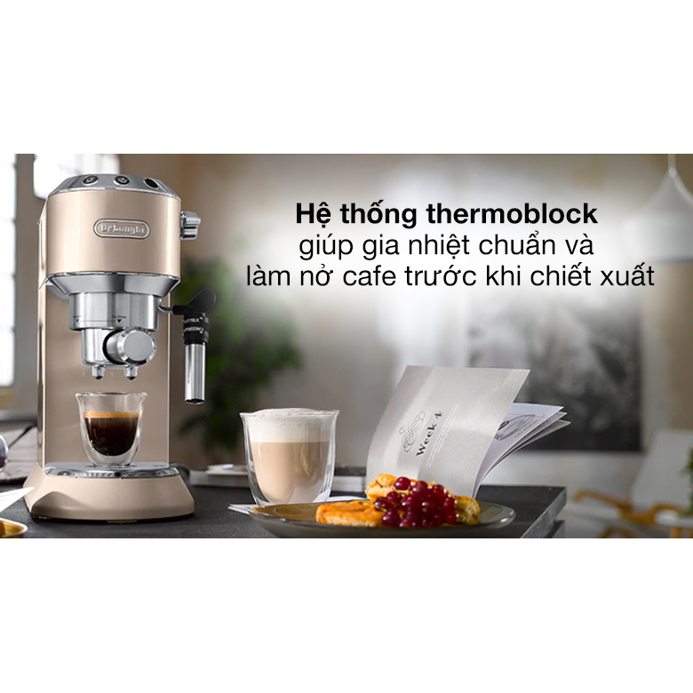 Máy Pha Cà Phê DeLonghi EC785 - Hàng Chính Hãng