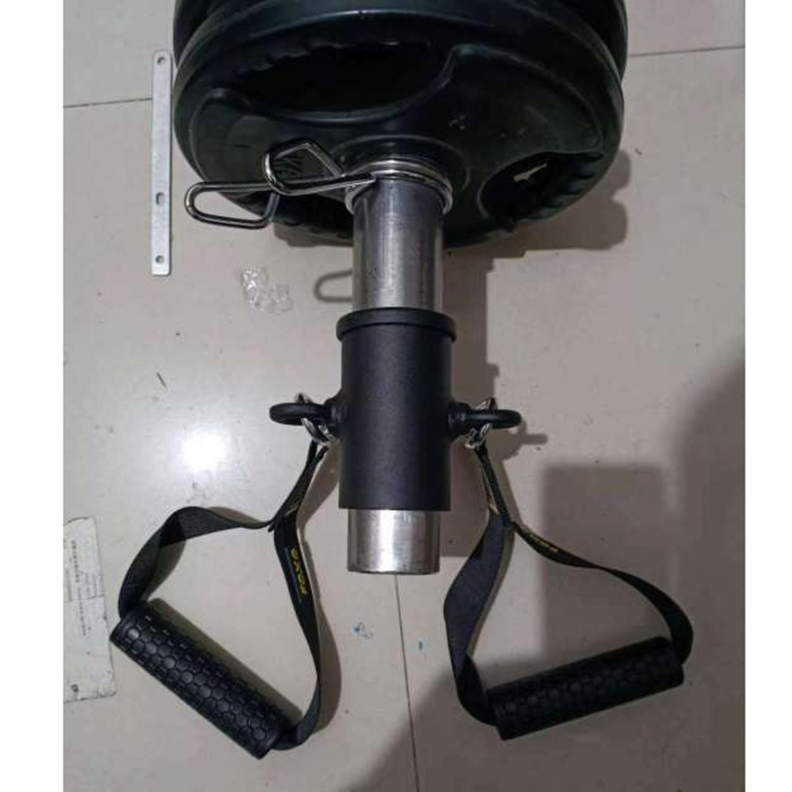 Landmine Handle Attachment Barbell Attachments Straps Handle for 50mm Barbell Rod Landmine Double Handle for Squats, Core Strength Training