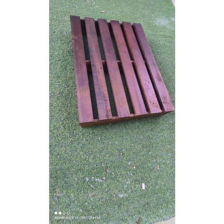 Giường Pallet - kích thước 50x 60 x cao11cm- Giường gỗ - Giường xếp - Giường Hộp Pallet đã sơn chống mốc