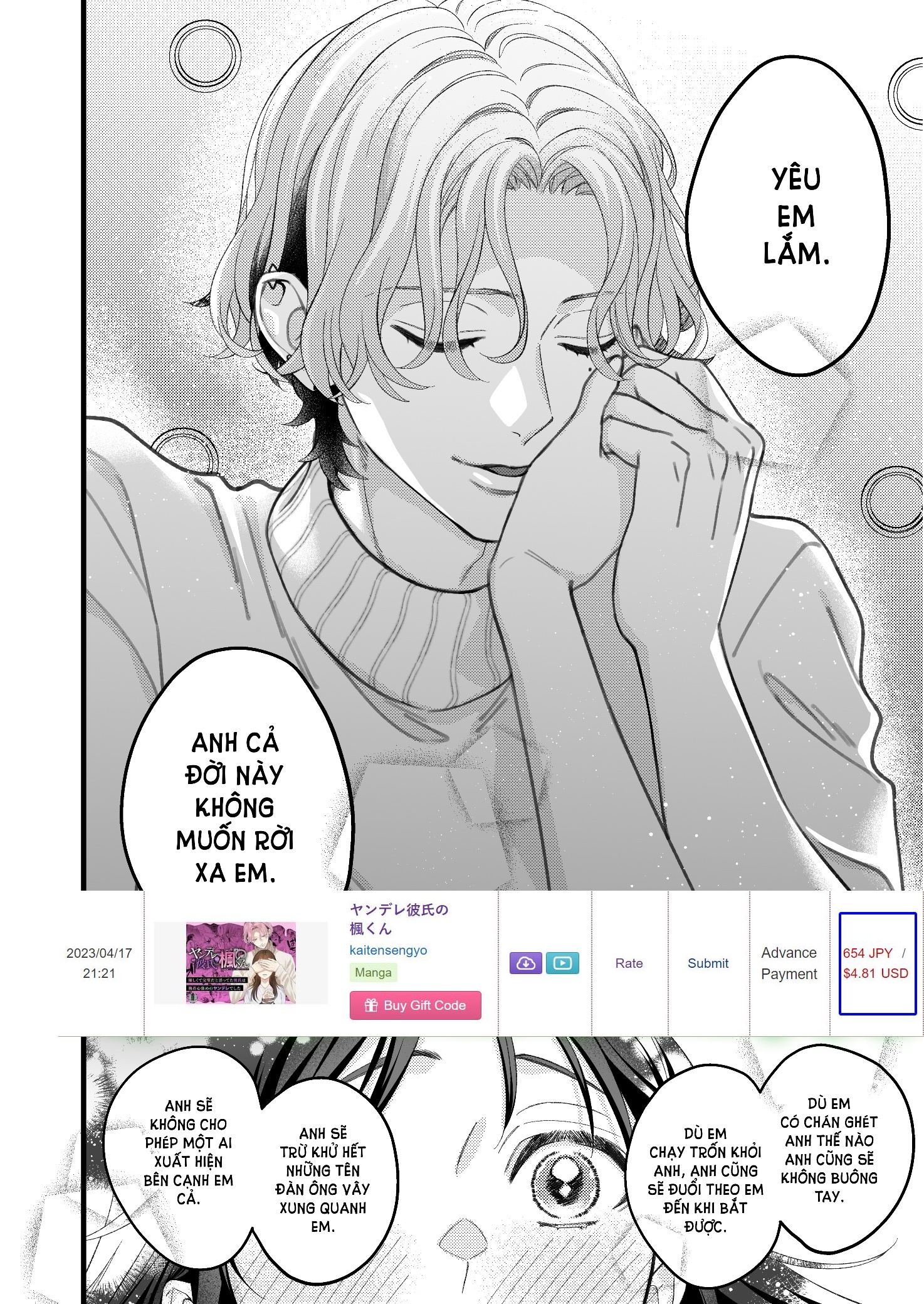 [21+] kaede - người bạn trai yandere chapter 2.1 8