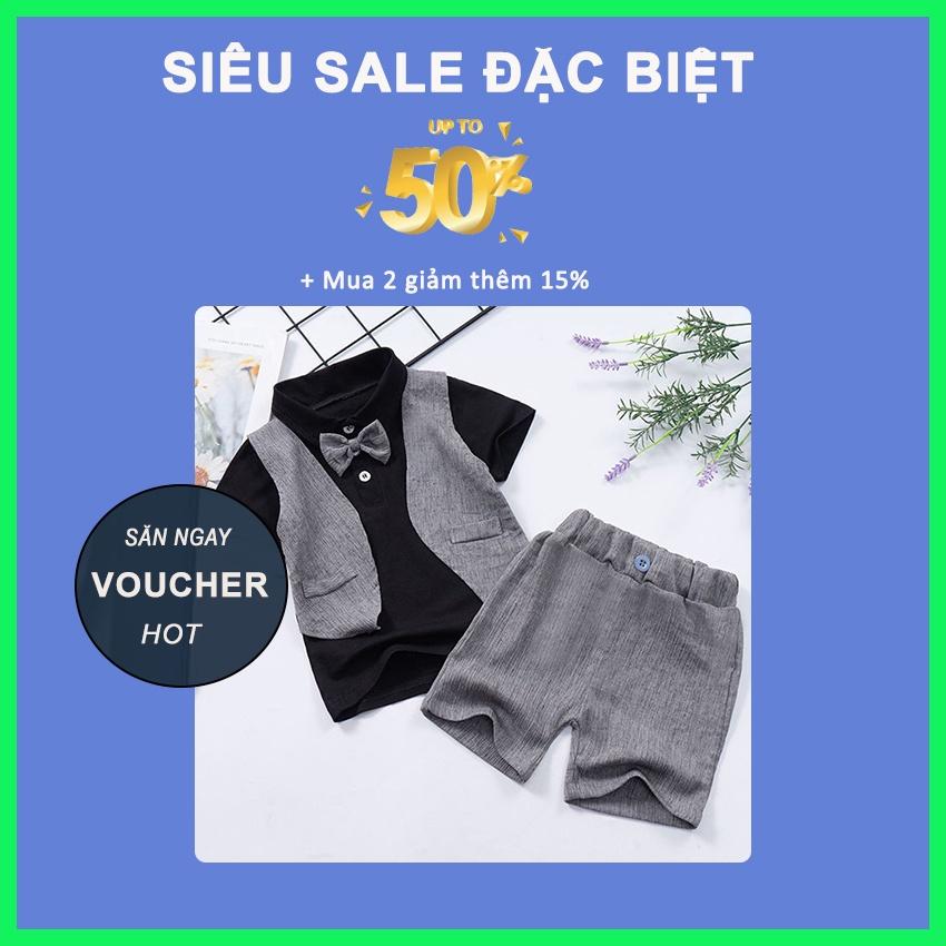 Bộ quần áo bé trai, Quần áo bé trai chất liệu vải siêu mịn, siêu mát, không quá dày, phú hợp với thời tiết mùa hè,Mã T10