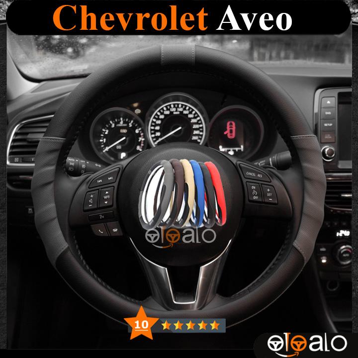 Bọc vô lăng da PU dành cho xe Chevrolet Aveo cao cấp SPAR - OTOALO