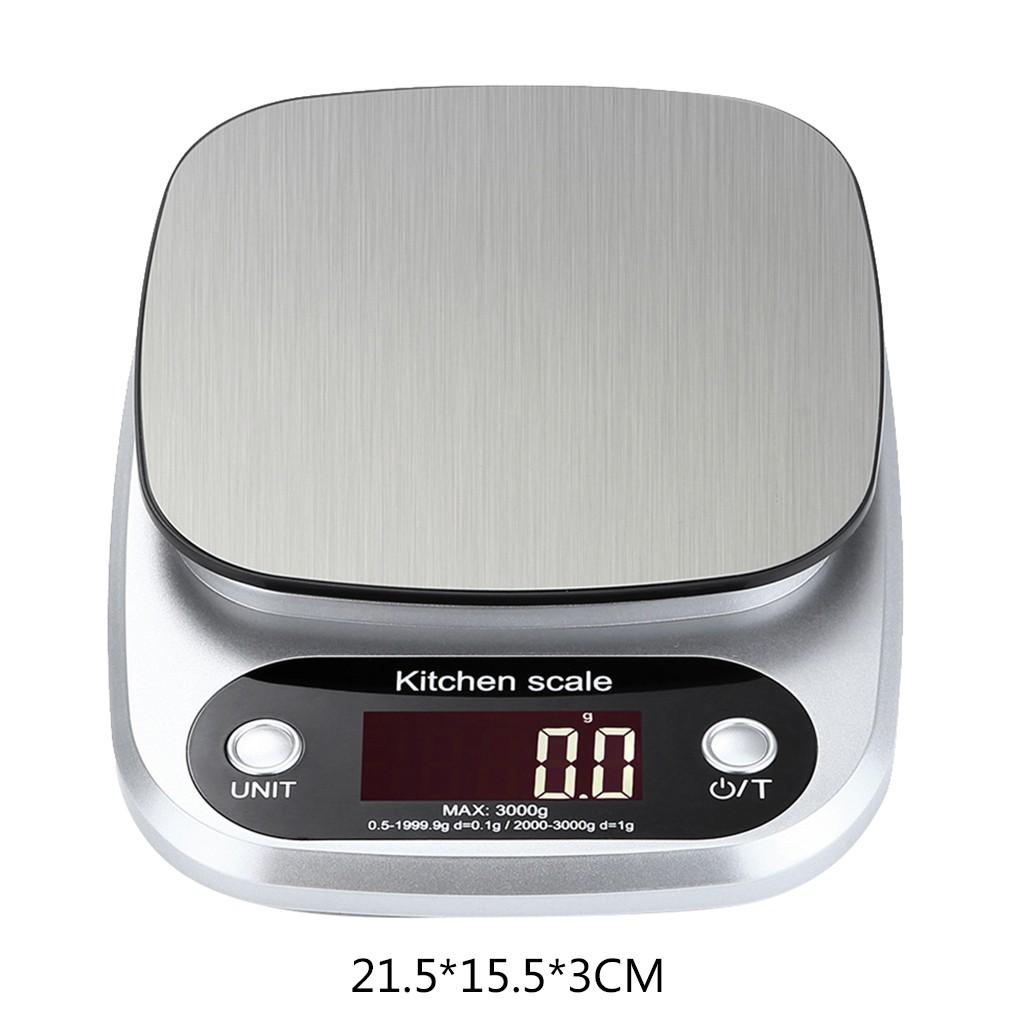 【VOLLTER】 10kg/1g Kitchen Scale Electronic Digital Balance Cuisine Cooking Measure Scale Stainless Steel Weighing Tool