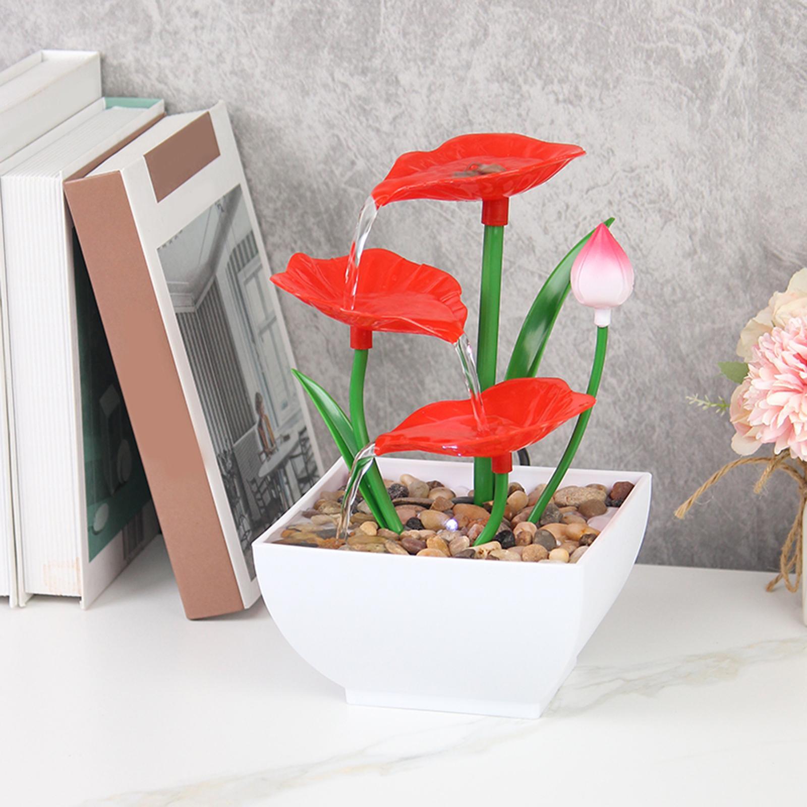 Relaxation Tabletop Fountain with Pump for Indoor Feng Shui Decoration Gift