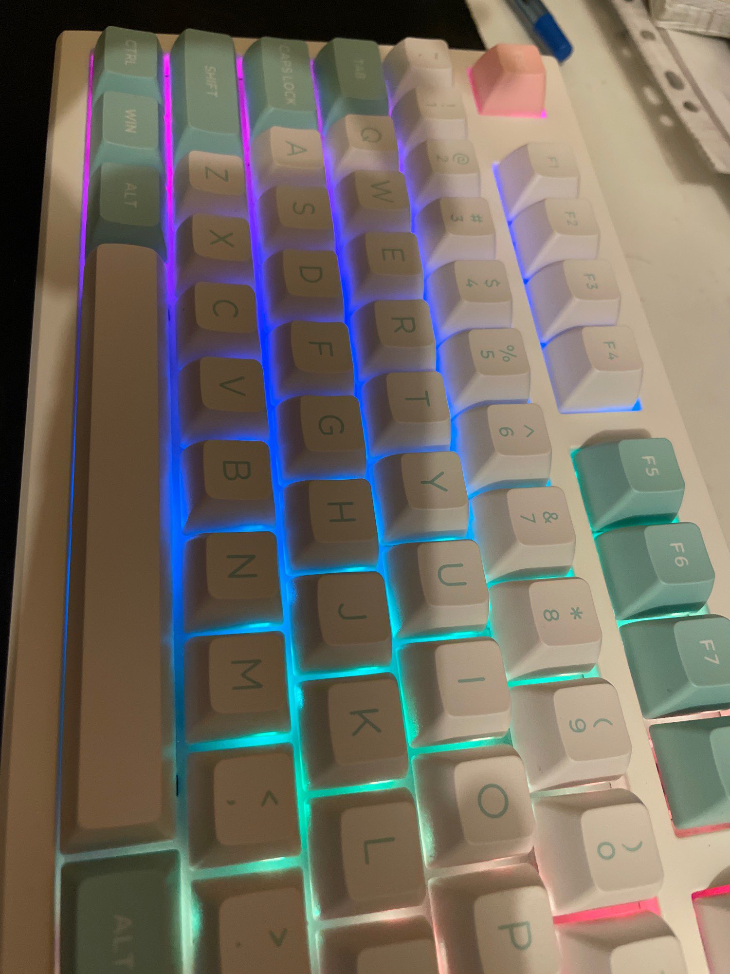 Bàn phím cơ FL-Esports FL750 SAM Polar Night/Mashmallow - Hàng chính hãng