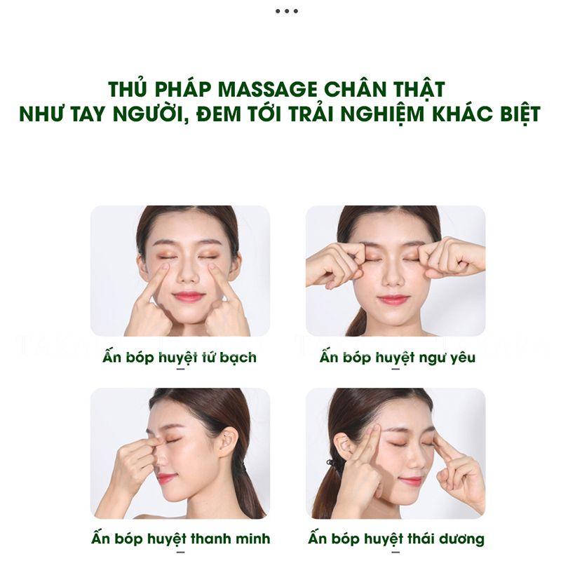 Máy Massage Mắt, Mát Xa Thư Giãn Takara Chăm Sóc Giảm Đau Nhức Mỏi Với 5 Chế Độ Tự Chọn BH 12 Tháng MSM01