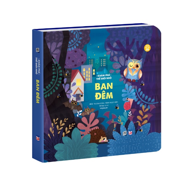 Sách - Khám phá thế giới nhỏ Ban Đêm - Sách 2D tương tác lật mở cho trẻ -NXB Lao Động