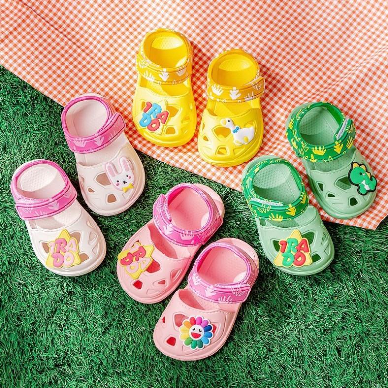 Freeship Dép quai hậu cho bé, sandal Cheerful Mario 9301 siêu nhẹ để chống trơn trượt