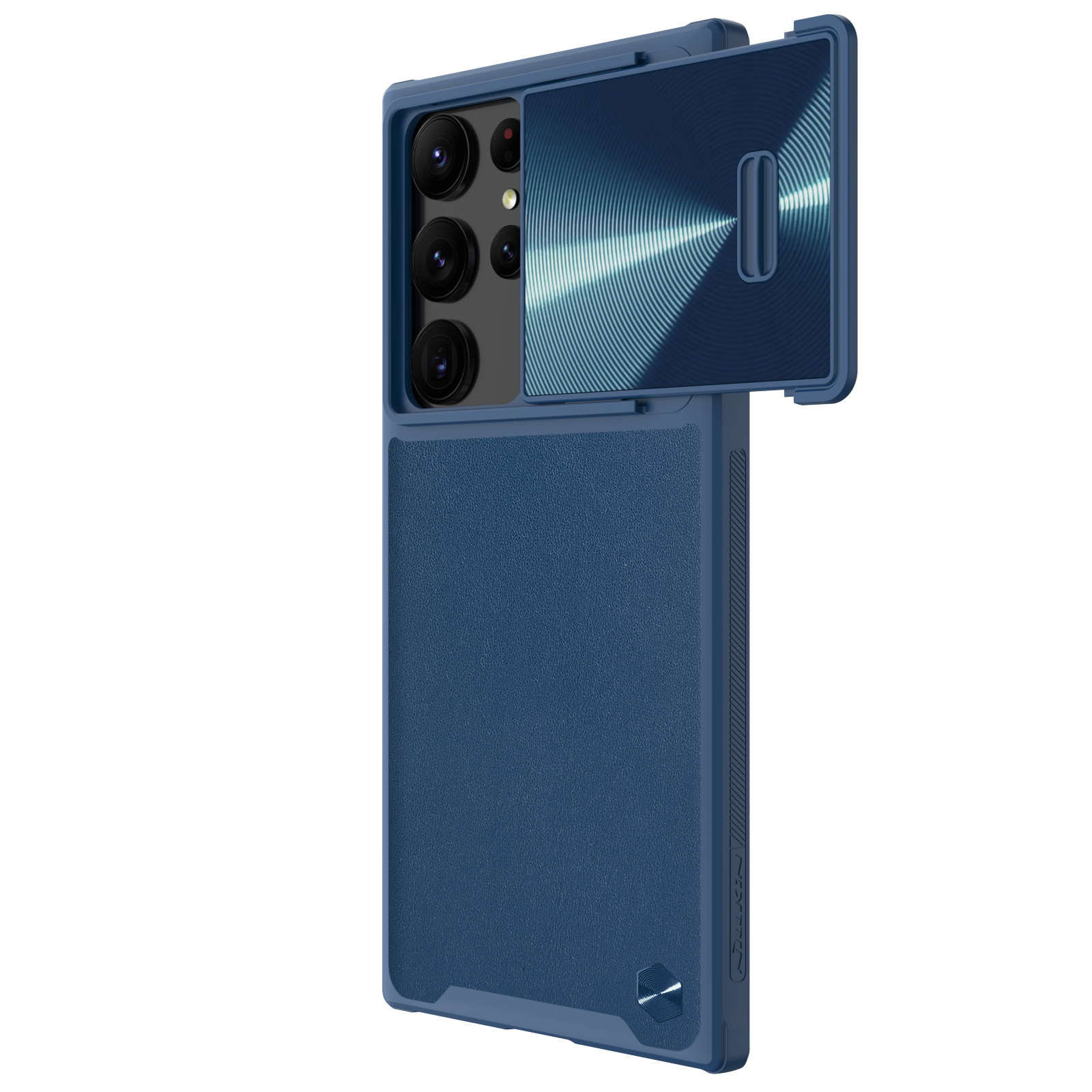 Ốp Nillkin bảo vệ Camera cho Samsung Galaxy S23 Ultra Nillkin CamShield Leather Case S nắp đậy bảo vệ Camera - Hàng Chính Hãng