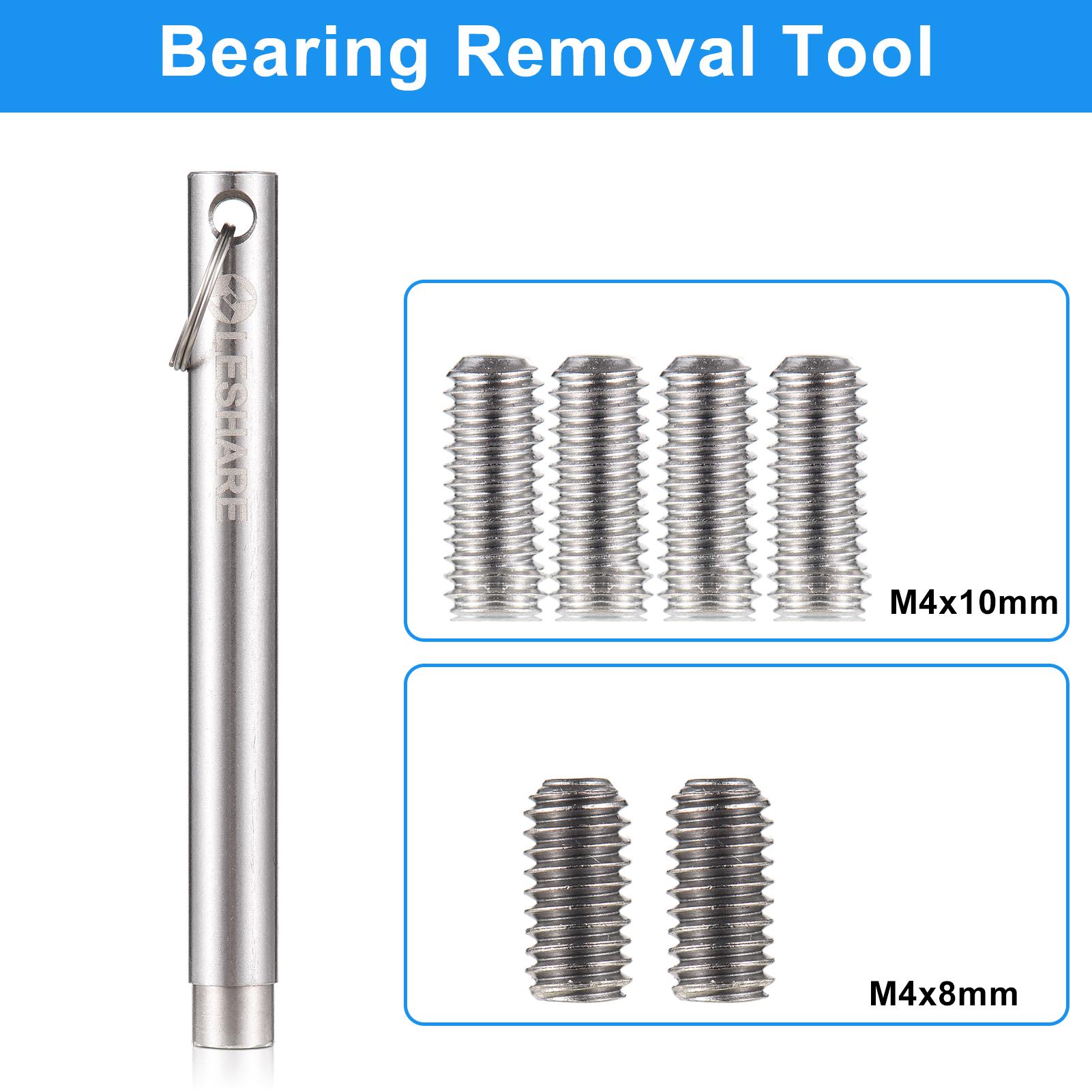 Yoyo Replacement Bearing Pack 4pcs 10 Ball Unresponsive Yoyo Bearings 2pcs 8 Ball Responsive Yoyo Bearings with Axles Yoyo Strings and Bearing Remover Tool