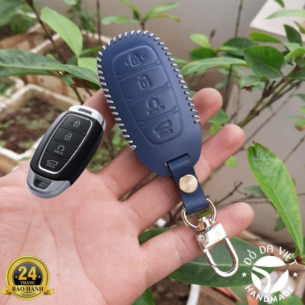 Bao Da Chìa Khóa Hyundai Accent 21 23, ELANTRA 2023 Da Thật, Bảo hành 2 năm