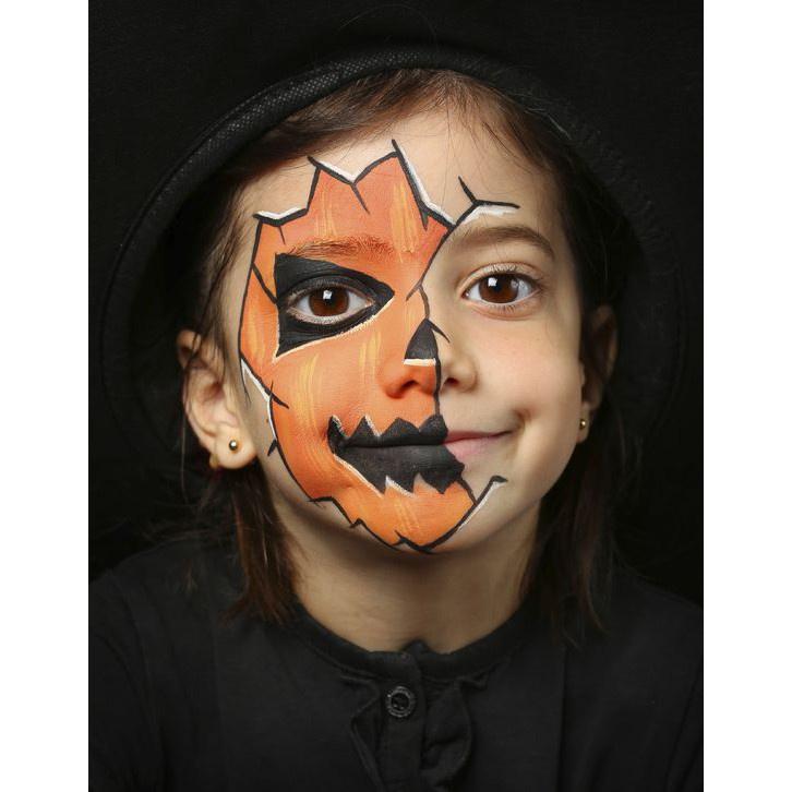 Bộ vẽ mặt hóa trang Halloween 8 màu + 3 tuýp kem nhiều phụ kiện