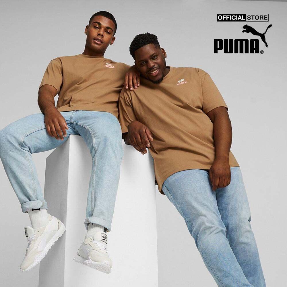 PUMA - Áo thun nam cổ tròn tay ngắn Downtown Graphic 622984