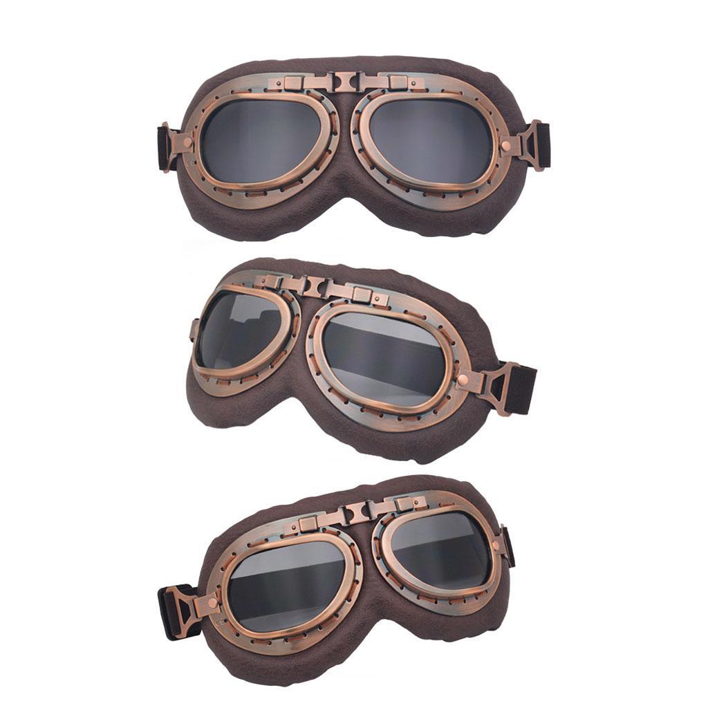 Punk Glasses Motorcycle Goggles Flying Eyewear for Motocross Cruiser Snow Sports