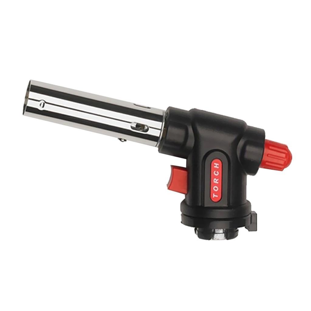 2x/set Burner Butane Gas Blow Torch Hand Ignition Camping Welding Iron BBQ