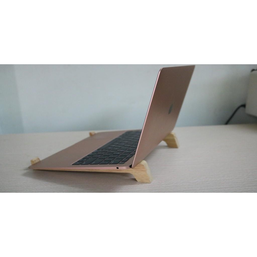 ️ Kệ laptop, Giá đỡ làm bằng gỗ thông tự nhiên bền đẹp, mang đi thoải mái