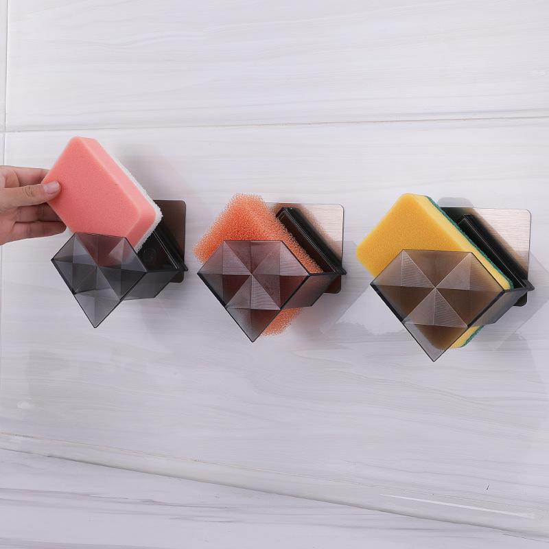 Giá đỡ nhà bếp Giá treo tường Giá treo tường Tự dính, Sure Stuff Scouring Pad tổ chức