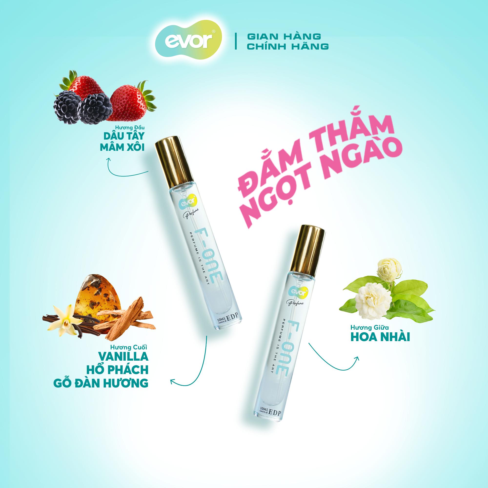 ĐẰM THẮM NGỌT NGÀO - Nước hoa nữ F-ONE BAKED BERRY PIE 10ml | EVOR