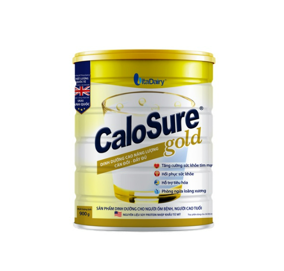 Sữa bột Calosure Gold ít đường 900g/lon