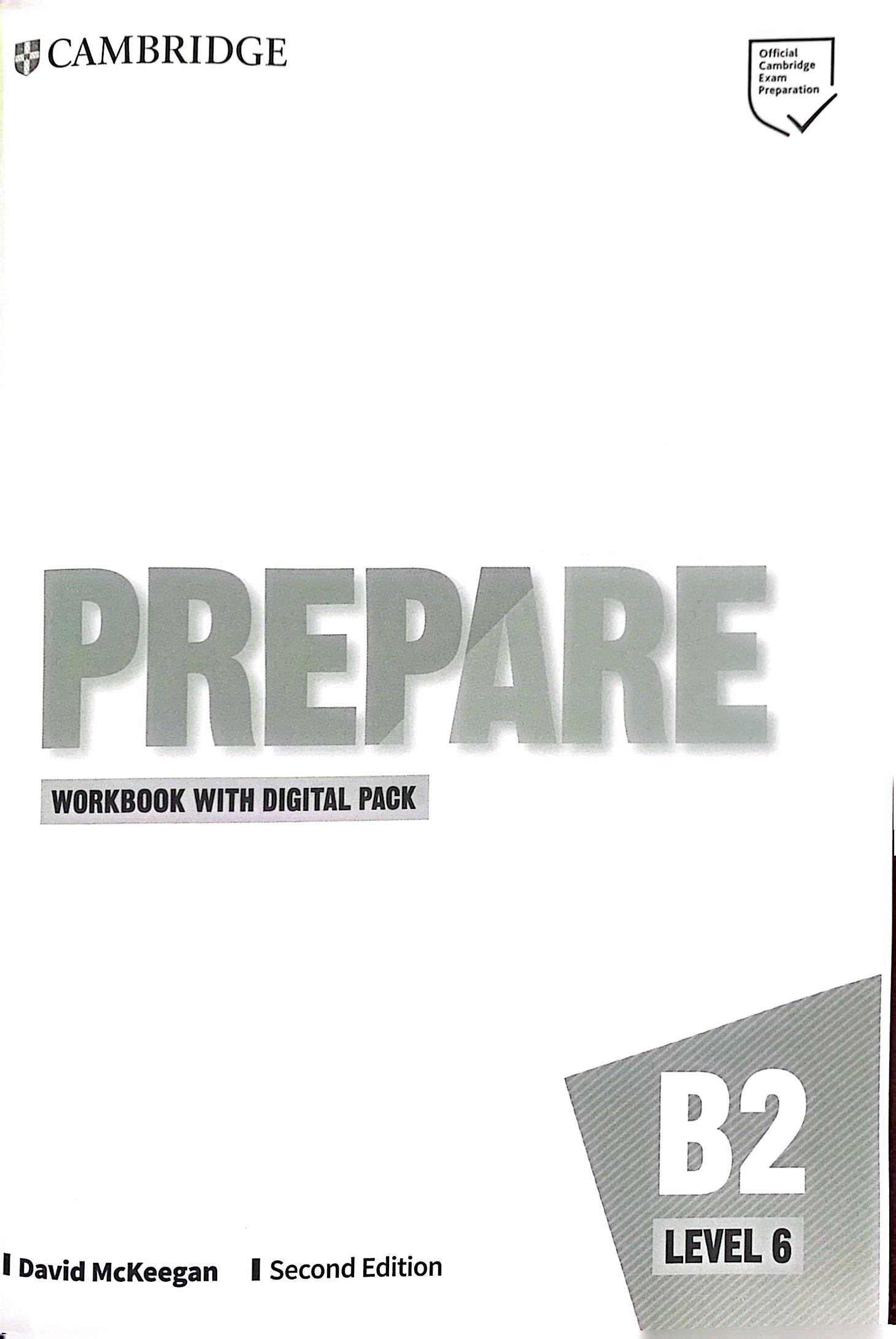 Prepare Level 6 Workbook With Digital Pack