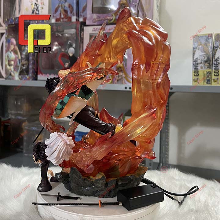 Mô hình Kamado Tanjirou Led - Figure Kamado Tanjiro Ghost Slayer